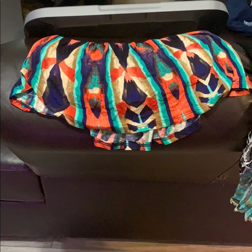 Multi color crop top